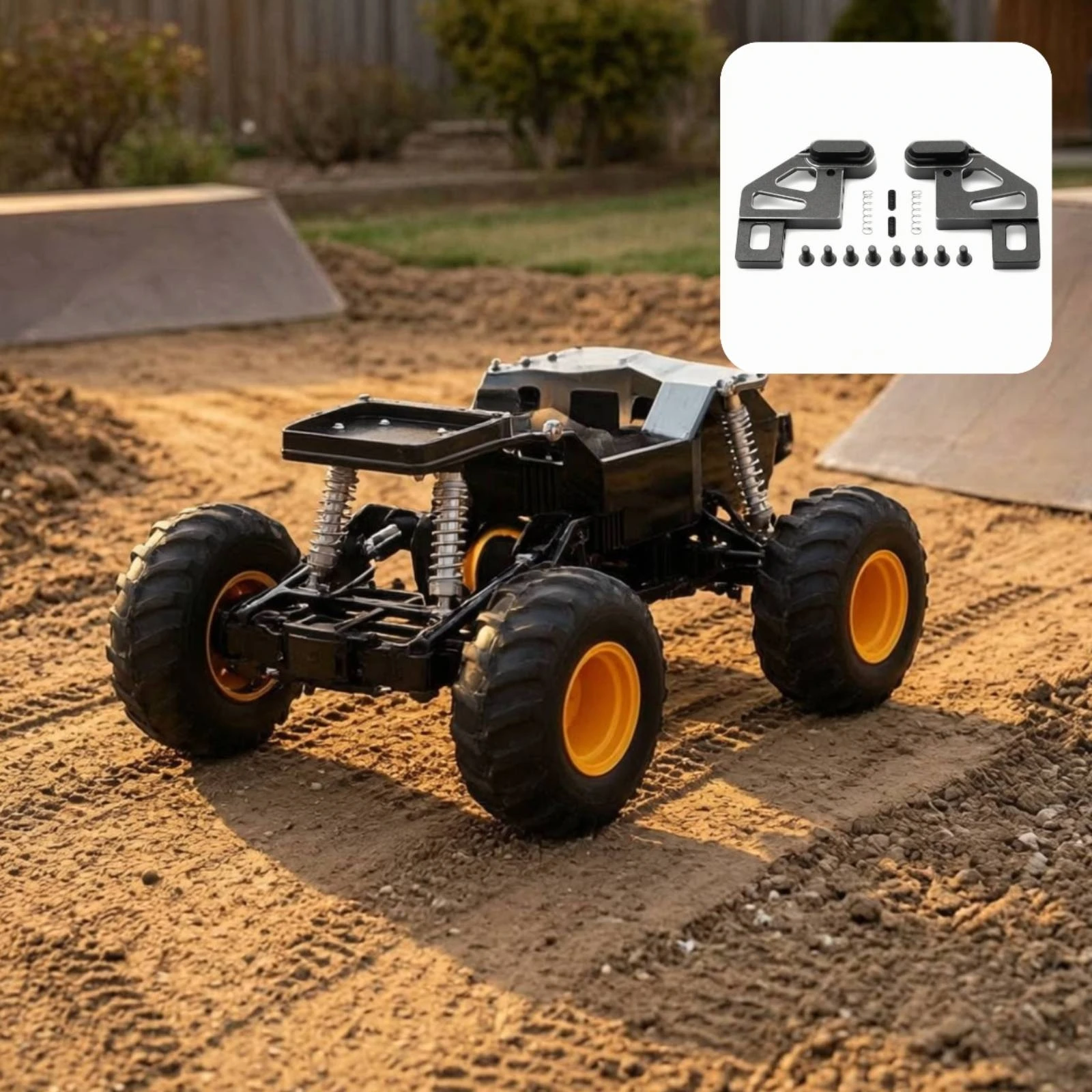 Heavy Duty Suspension Hanger with Screws CNC Aluminum Hardware for Japanese RC CW 01 Lunch Box Frame Off Road RC Upgrades