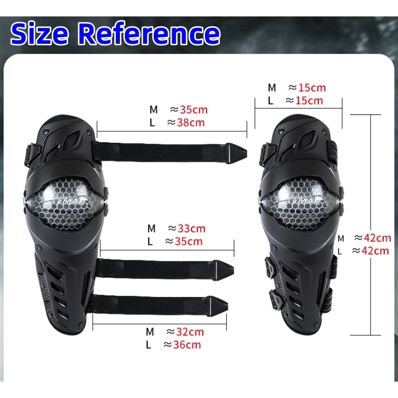 VEMAR Motorcycle Knee Protectors Unisex Riders Riding Anti-Fall Commuting Motorbike Off-Road Protective Equipment Knee Pads
