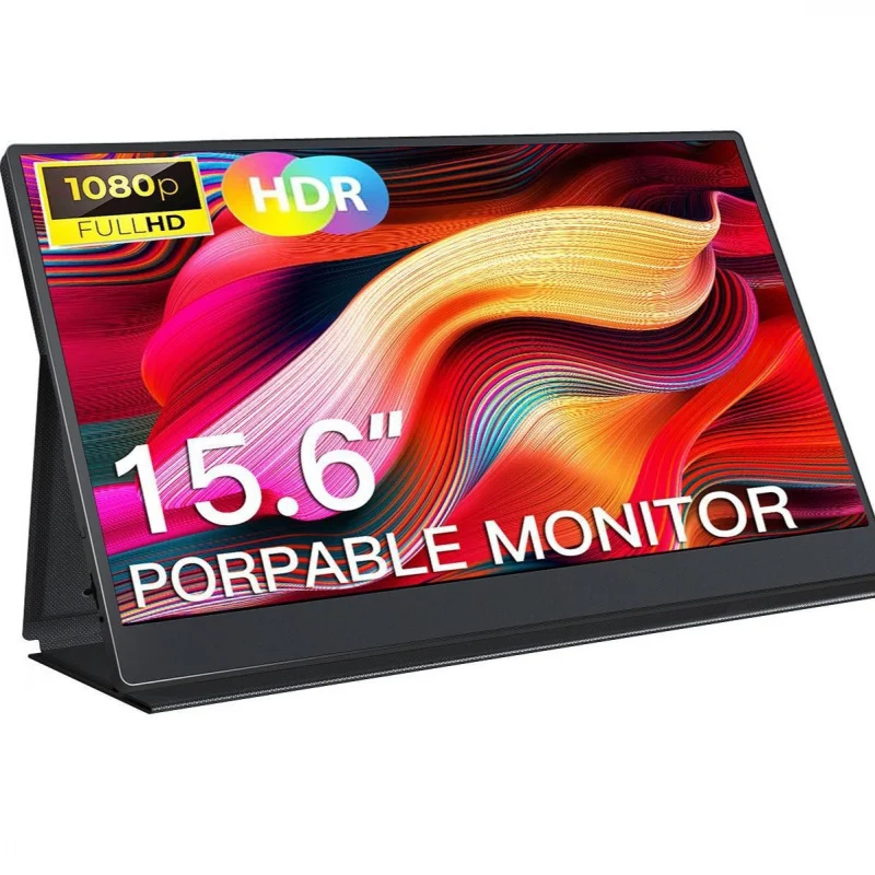 15.6InchIPSLaptop and mobile phone expansion screen, portable display for travel and business trips, external gaming LCD screen