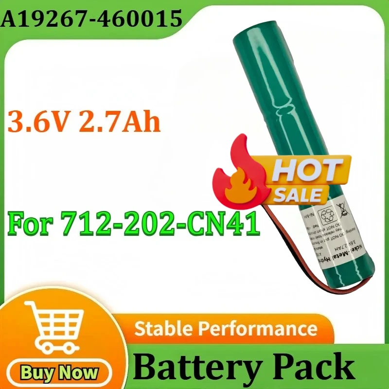 

Ni-MH Battery Pack for 712-202-CN41 Rechargeable Batteries 3.6V 2.7Ah A19267-460015
