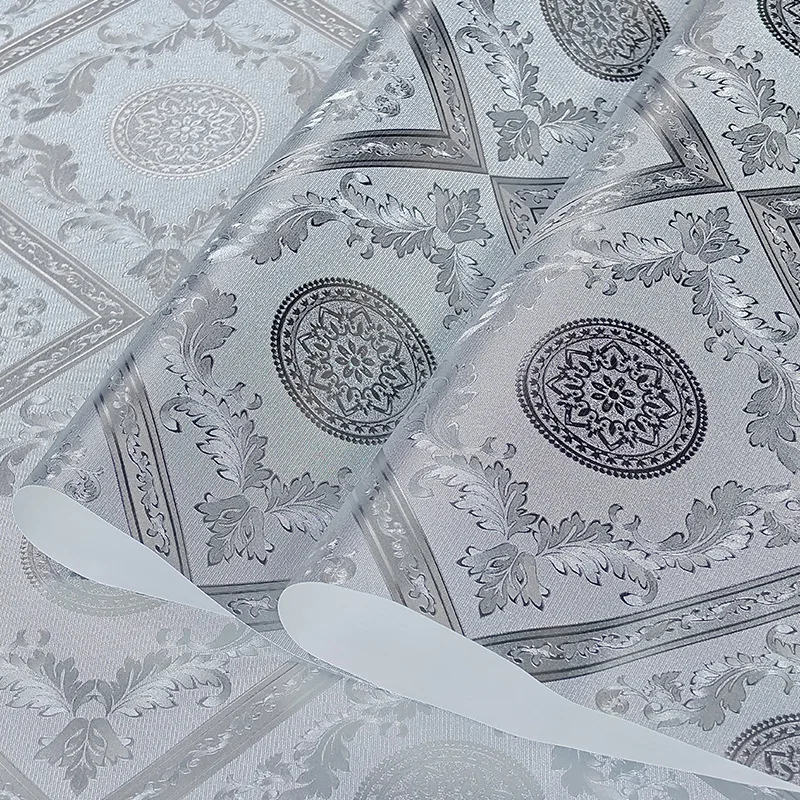 Carta da parati in oro stile islamico per soggiorno, sala da pranzo, bar dell'hotel, soffitto, griglia di diamanti di lusso, rivestimento murale in foglia d'oro