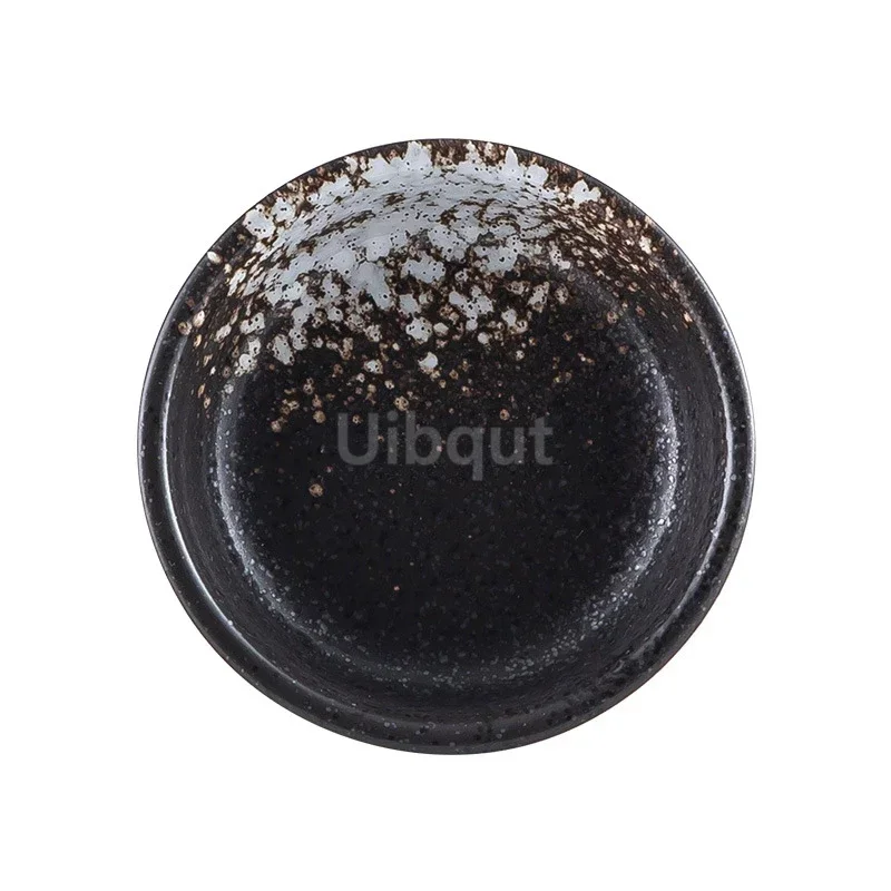 Sauce Seasoning Dipping dish Soy sauce tray Snack dishes Cuisine Japanese Commercial Ceramics Round Flavor Dish Ceramic Bowl