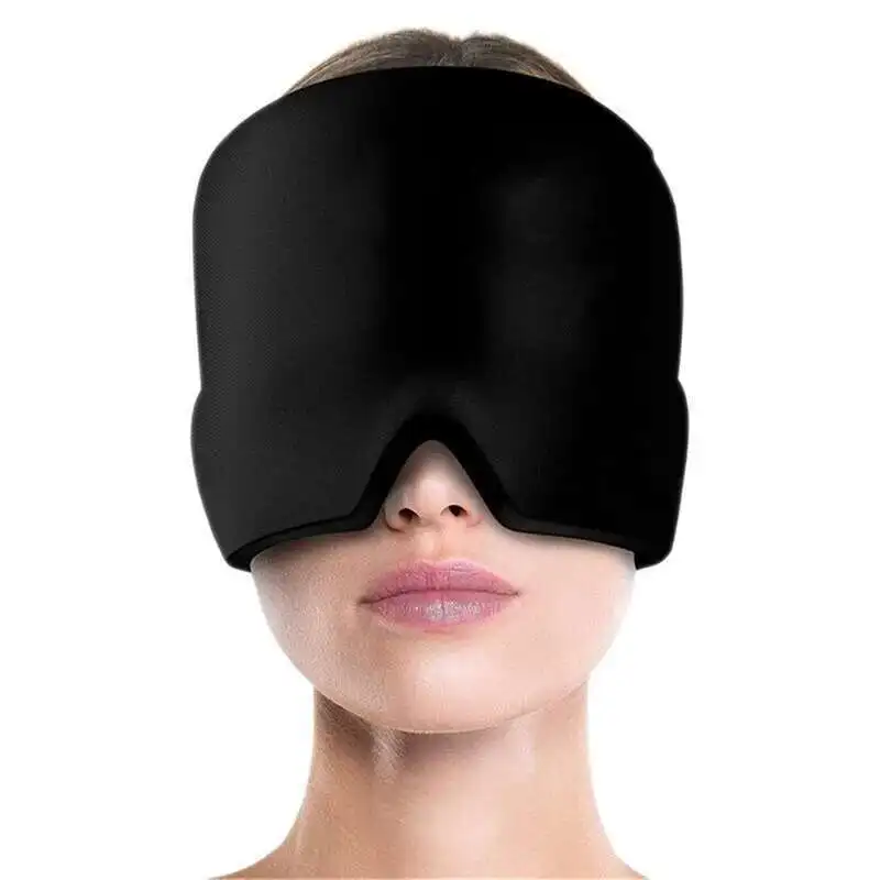 

Migraine Relief Hat Headache Hat Gel Hot Cold Therapy Ice Cap For Relieve Pain Ice Hat Eye Mask