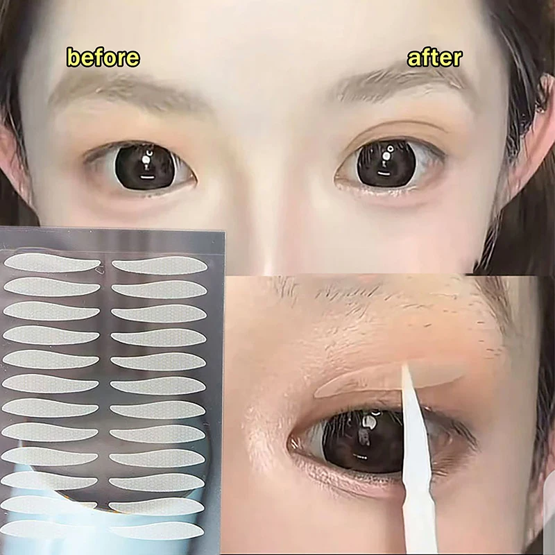 72-256 adesivi palpebra adesivi in fibra impermeabile pizzo autoadesivo invisibile doppia palpebra nastro donne trucco adesivi palpebra