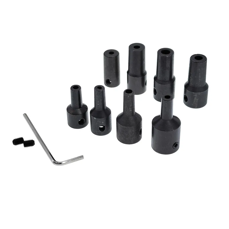 1 szt. Uchwyt wiertarski JT0 B10 B12 wał silnika korbowodu 4mm/5mm/6mm/8mm/10mm/12mm sprzęgło miedziane ze stali tuleja wału