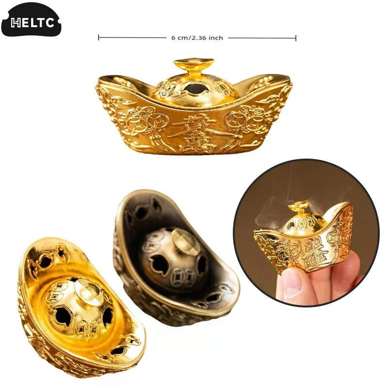 1pcs incensory Buddhist Utensils Incense Burner Incense Censer Alloy Sandalwood House Furnishings Home Office Decoration