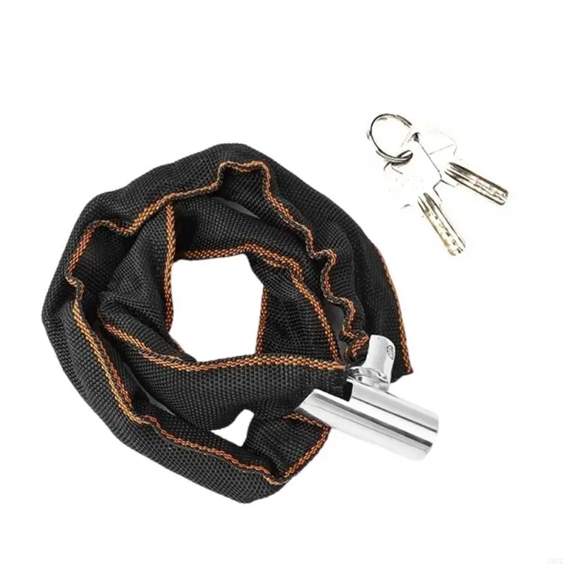 

Road Bike Chain Lock Long AntiTheft Bicycles Chain Lock Bike Safety Chain Lock With 2 Key for Motorcycle, Scooter, Fence