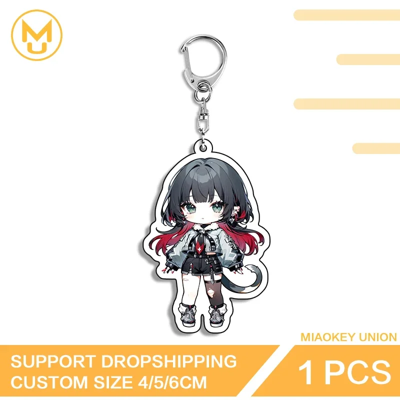 Lovely Jane Doe Zenless Zone Zero Interesting Enchanting Premium Double Sided Keyring Sunscreen Adorable Fashion Decorations