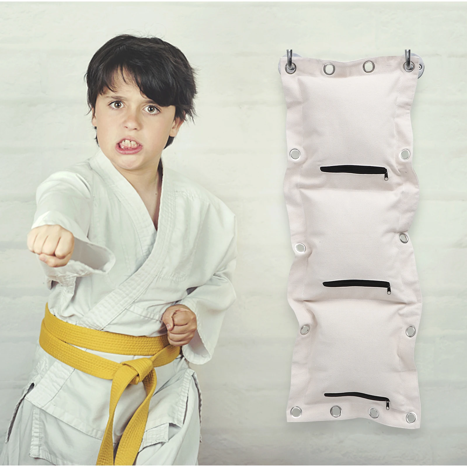 

Household Thickened Wing Chun Wall Target Fitness Boxing Canvas Equipment Outdoor Punching Accessories for Home Punching Pad