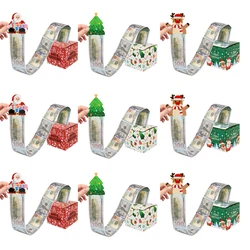 1PCS Christmas Money Box for Cash Gift Pull, Surprise Money Gift Boxes for Adults