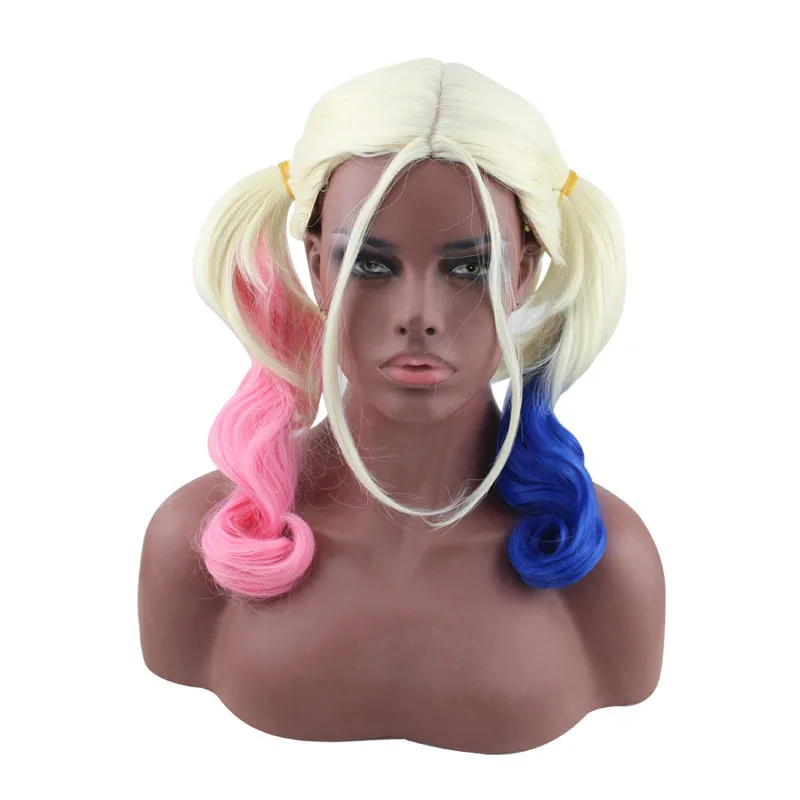 فرقة الانتحار هارلي كوين مهرج فتاة التدرج شعر مستعار تأثيري هارلين كوينزيل فتاة المهرج