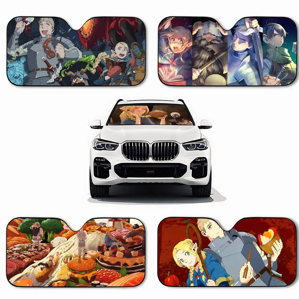 أنيمي لذيذ في الزنزانة سيارة ظلة سيارة ظلة يغطي غطاء الزجاج الأمامي العالمي للطي قناع