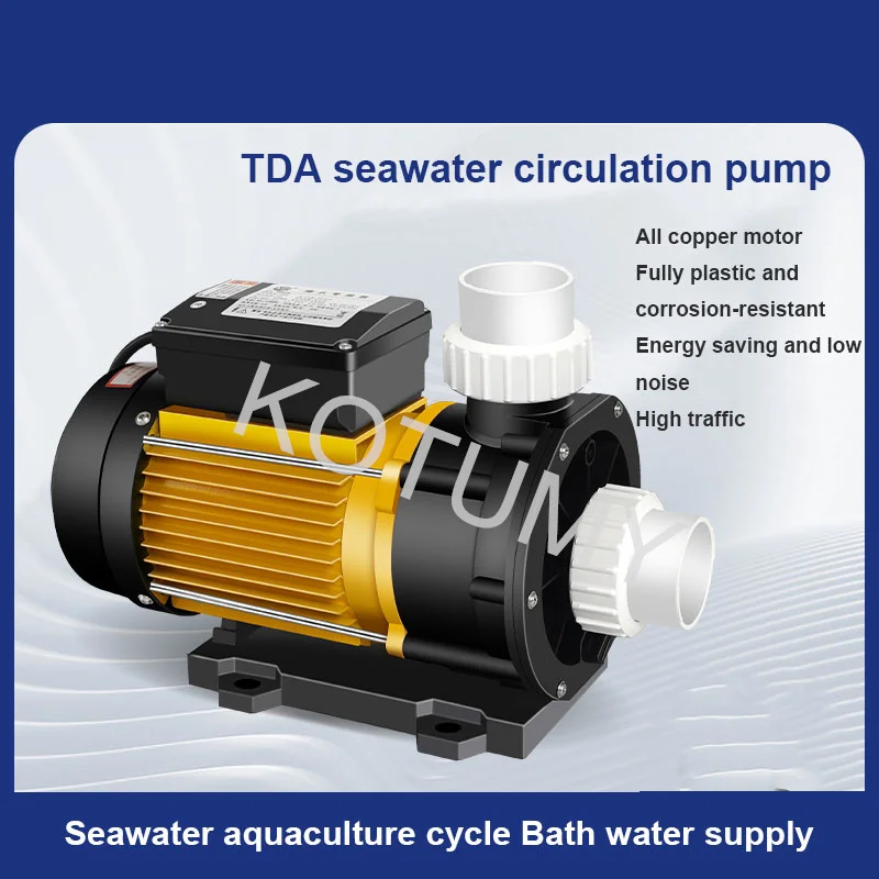 Imagem -02 - Bomba de Circulação de Água do Mar Usada para Filtração de Piscina Hidromassagem de Banheira de Hidromassagem de Aquicultura 220v Circulação