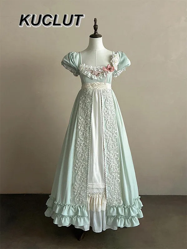 

Винтажные платья в стиле Лолита для женщин: элегантное длинное платье принцессы для дня рождения, церемонии совершеннолетия, весна-лето 2026, новинка