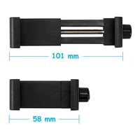 Réinitialisation de téléphone portable résistant à 360, compatible avec tous les supports de téléphone portable à 1/4 vis, trépied de bureau, adaptateur de trépied pour iPhone, Huawei 4