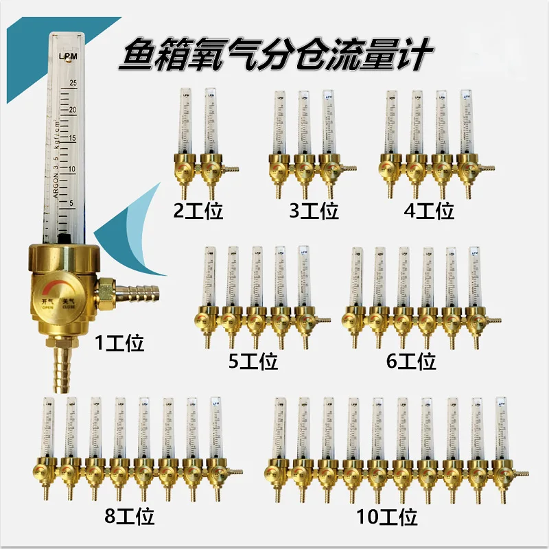 Special Gas Flowmeter for Fishing Gear and Aquatic Products Storage Tank Oxygen Diverter Discharge Diverter Valve Table