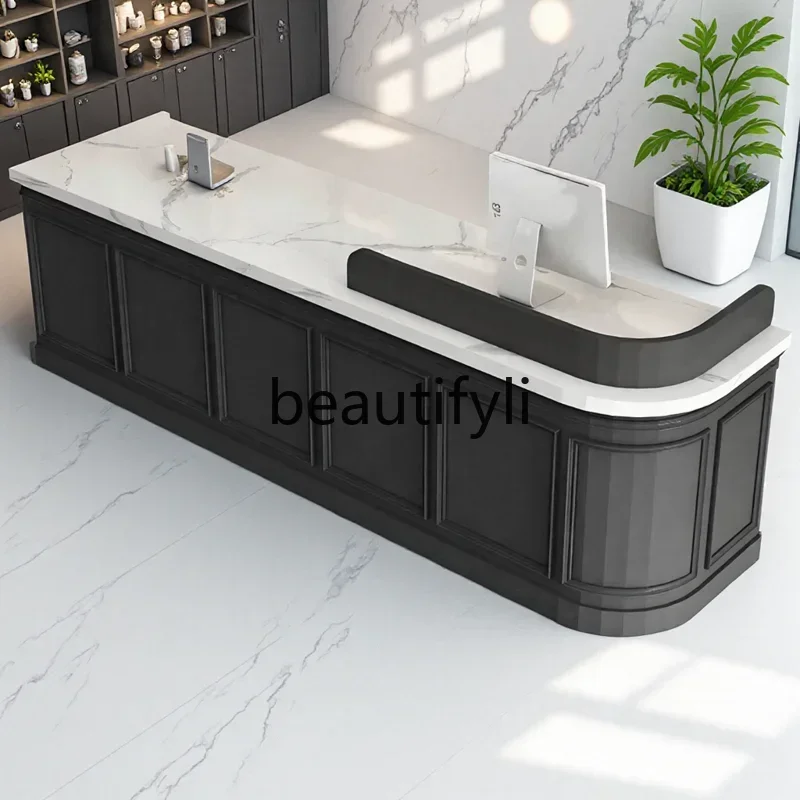 178C Milk tea shop cafe checkout page bread dessert shop, flower shop reception desk customization