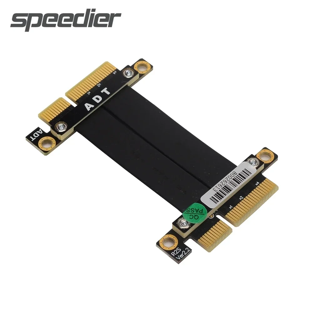 

R22SS PCI-E Gen3 4x Riser PCI Express 3,0 X4 до X4 Райзер-расширитель сигнала PCI-E штекер-штекер Tx-Tx прямой перемычка Кабель для сервера