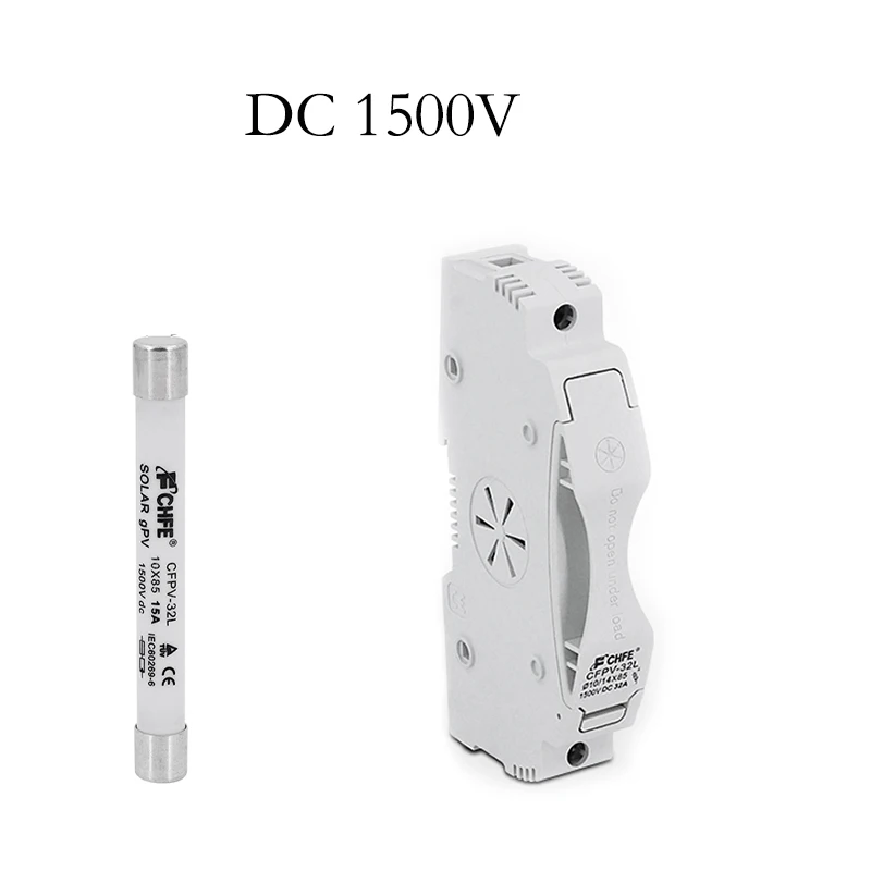 Solar Special DC Fuse Block 3A/10A/15A/20A/30A Solar Protector 1500V PV Fuse Base Fuse for Solar PV 18-4AGW Cable