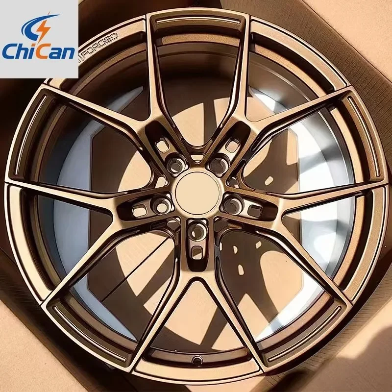 

[2026]Chican Custom Forged High Quality Gold 18-24 Inch 5X112 Wheels T6061-T6 Deep Dish Concave For Mercedes-Benz For BMW For Au