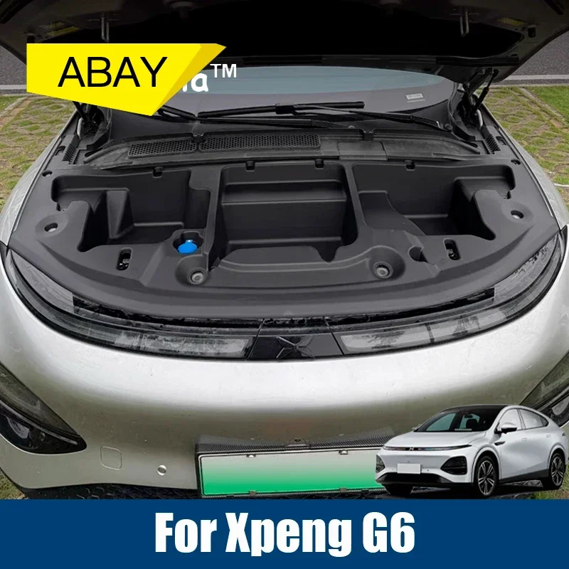 

Fit Xpeng G6 Xiaopeng G6 2023 2024 Car Front trunk storage box Engine hood storage compartment Box Machine Cover Storage Box