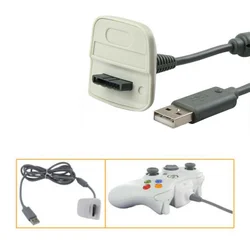 For Xboxes 360 Wireless Controller USB Charge Cable Charging Cord Connect Cable for XBOXes 360