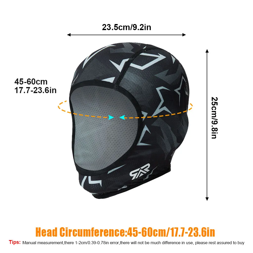 Verão respirável balaclava proteção solar chapelaria bicicleta caminhadas ao ar livre máscara facial de secagem rápida capa capacete forro chapéu