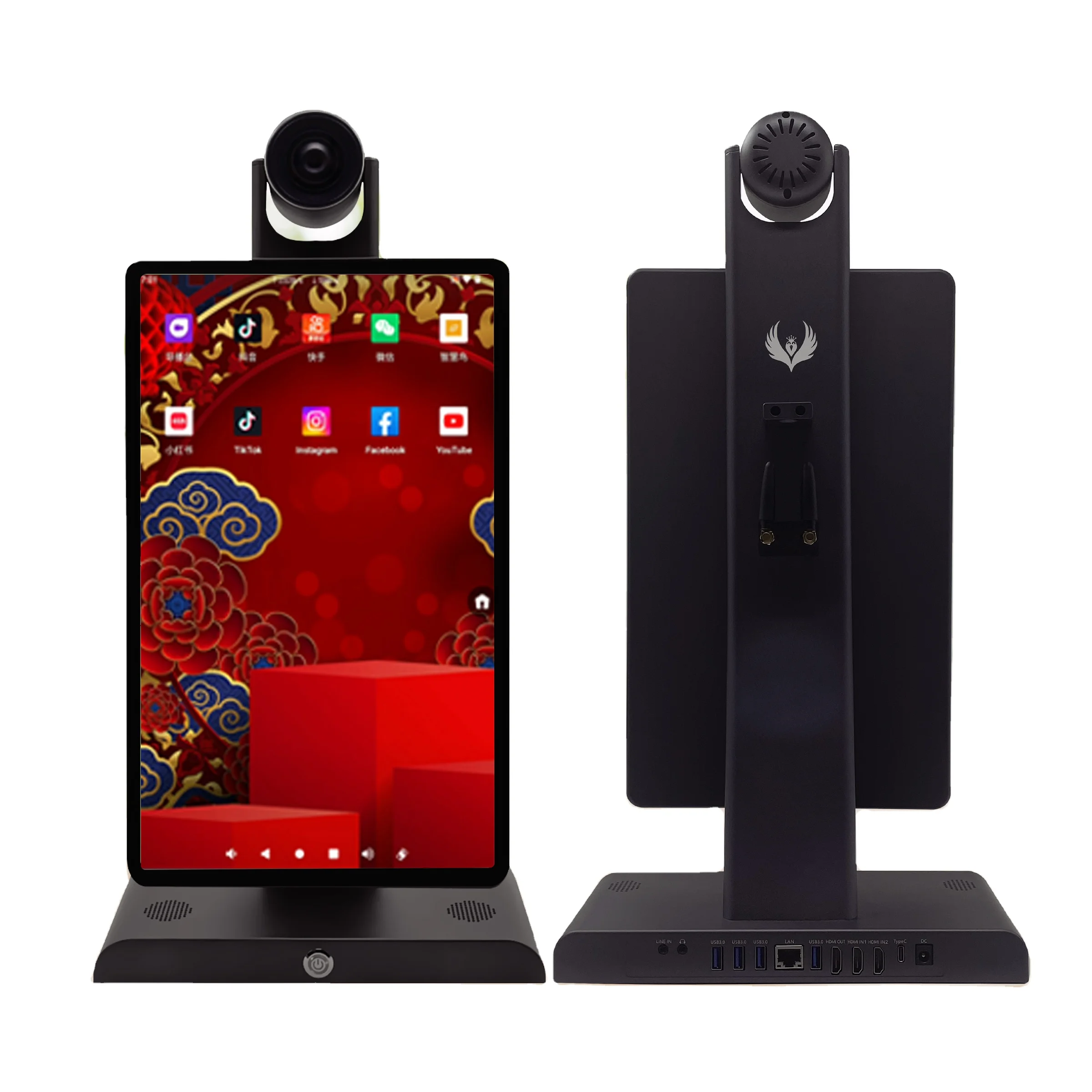 

Professional Intelligent Live Broadcast Equipment: 15.6-inch 10-point Touch Desktop Live Broadcast Screen All-in-one Machine