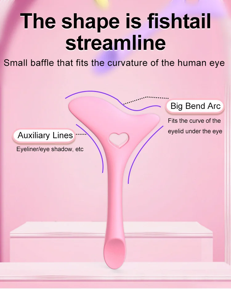 Silicone Multi-Functional Eyeliner Guide Tool for Precise Eyeliner Eyeshadow & Mascara Application view 8