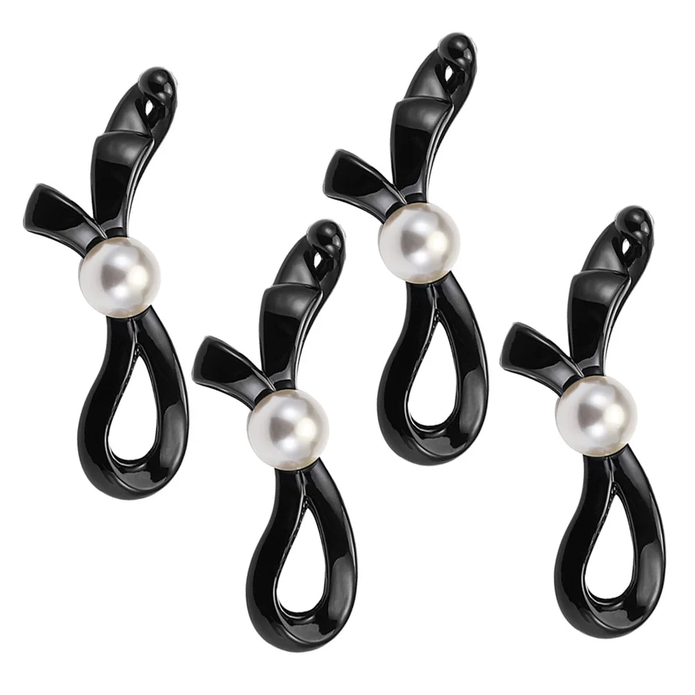 

4pcs Banana Clip Premium Reusable Non-Slip Clamp For Women Hair Styling Tool Party Wedding Accessory Hair Ponytail Holder
