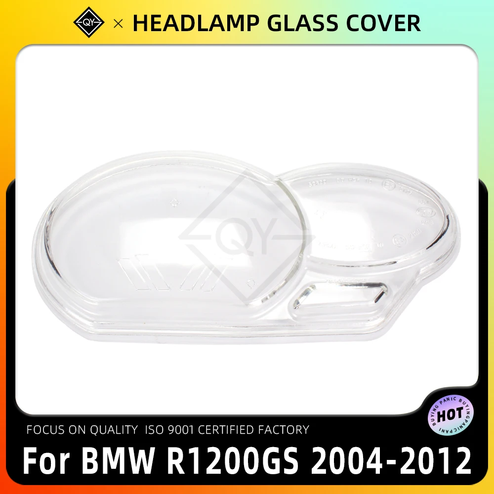 

LQYL Motorcycle Clear Front Headlight Glass Cover Head Light For BMW R1200GS R 1200 GS 2005 2004-2012 2010 2009 2008 2007 2006