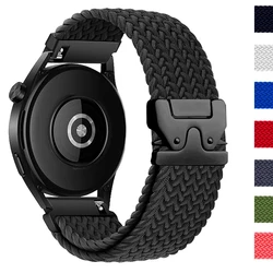 Braided solo loop band For Galaxy Watch 7/FE/6/5/pro/4/Classic Bracelet correa Huawei watch GT 2 3 pro 4 20mm 22mm watch straps