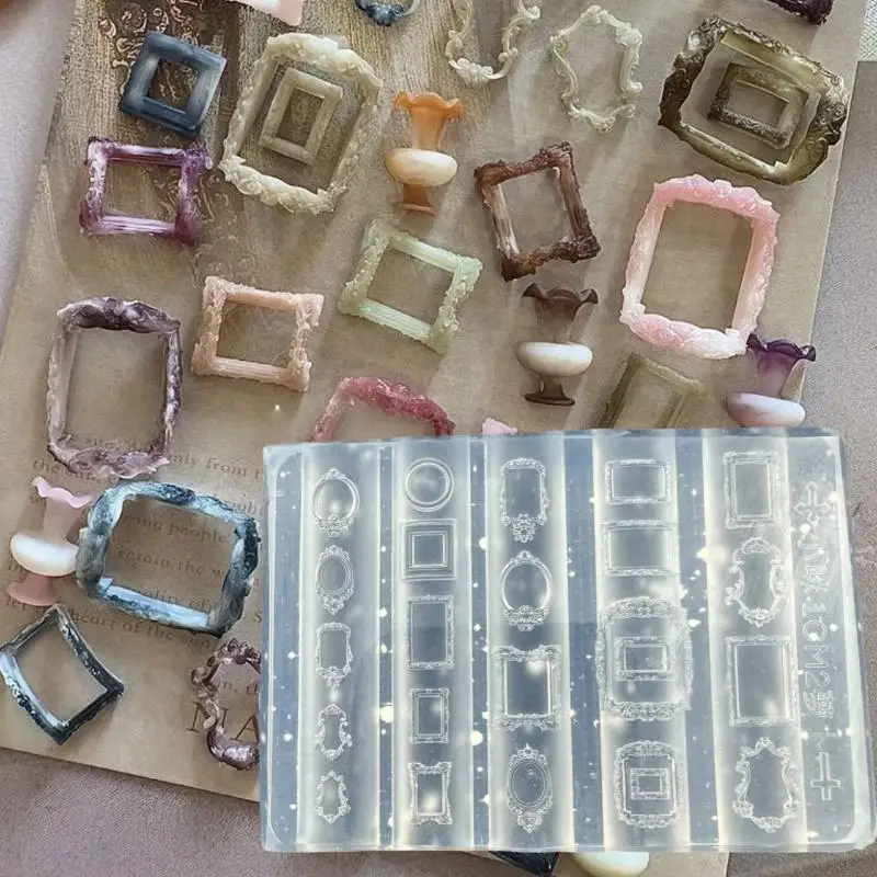 Moule à ongles 3D en Silicone, ruban de soie, fleur, papillon, modèle d'ongles en Relief Transparent, bricolage, décoration Nail Art, outil de conception de manucure