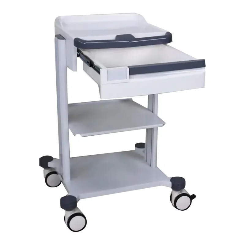 Stainless Steel Medical Trolley Hospital Equipment Cart for Surgical Instruments Nursing Care Mobile Stand Clinic Utility 4