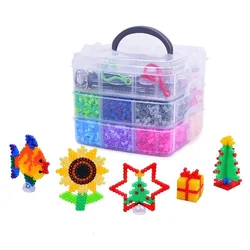 창의적인 DIY 퓨즈 비즈 템플릿, 픽셀 퍼즐 만들기, Perler Hama 비즈 페그보드, 어린이 수제 공예 장난감 선물