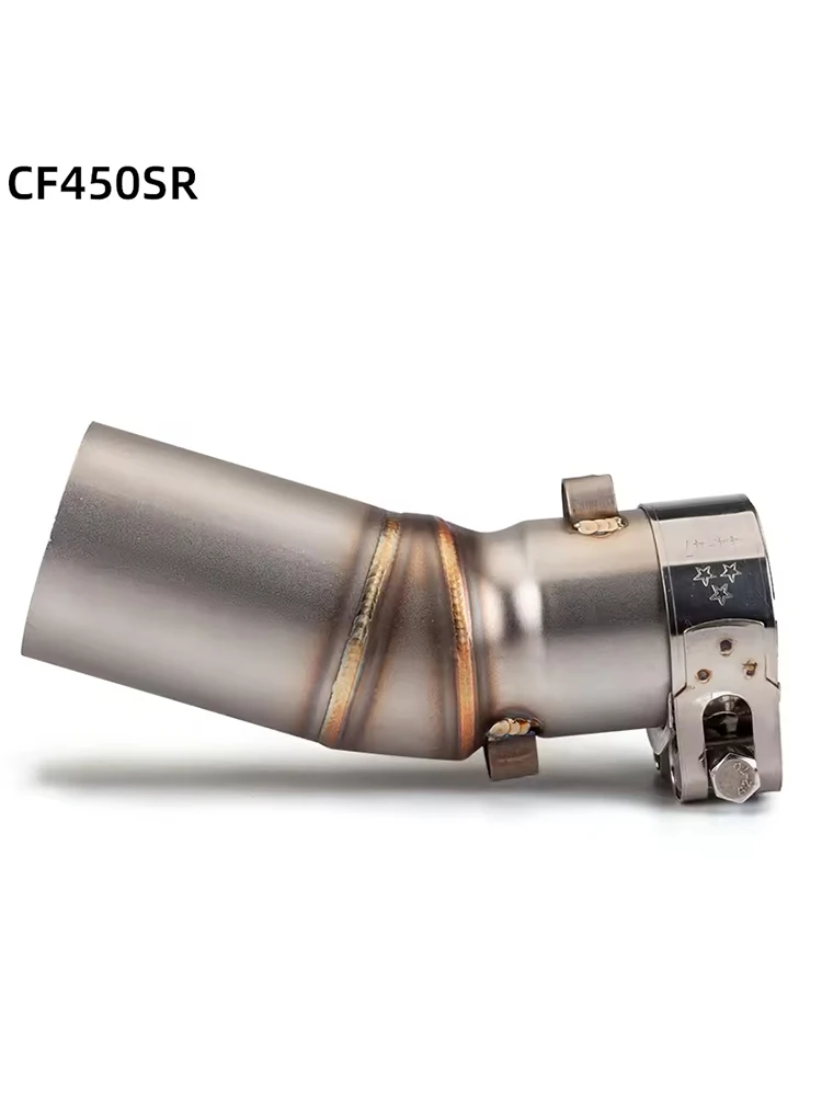 Motorcycle Exhaust Modify Stainless Escape Middle Link Pipe 51MM Interface Slip on Racing Line