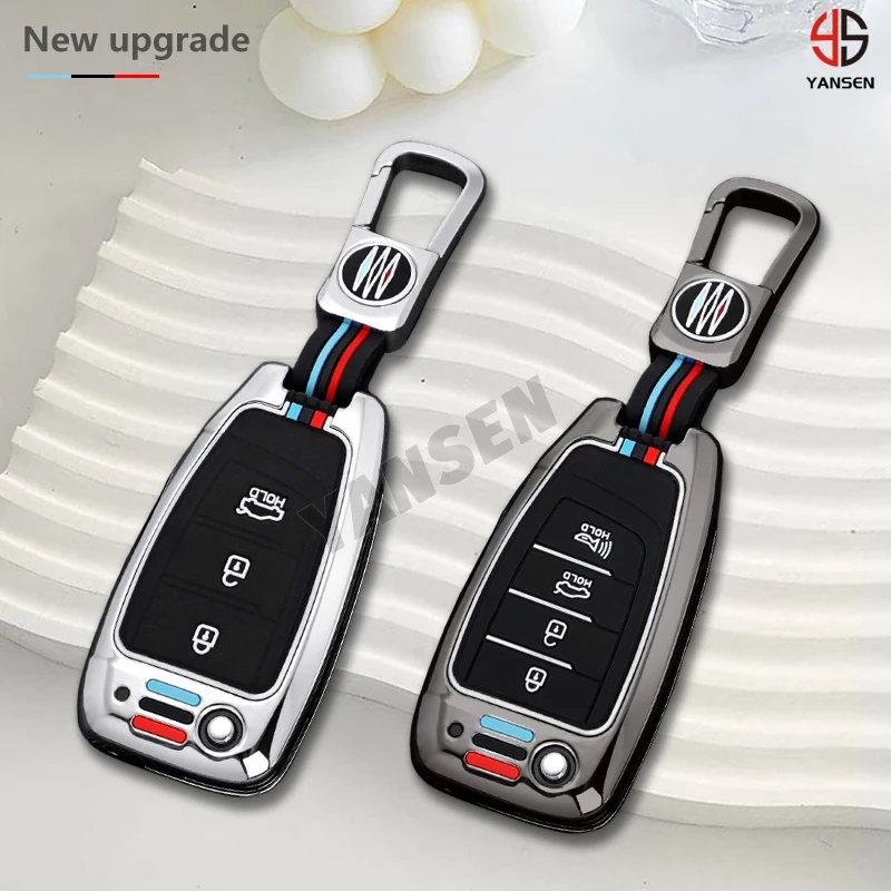 

For Hyundai Key Case Cover Shell Holder Sonata SantaFe Verna Tucson Celesta Accent Kona Creta Elantra I30 I35 I40 Ix35 Smart Key