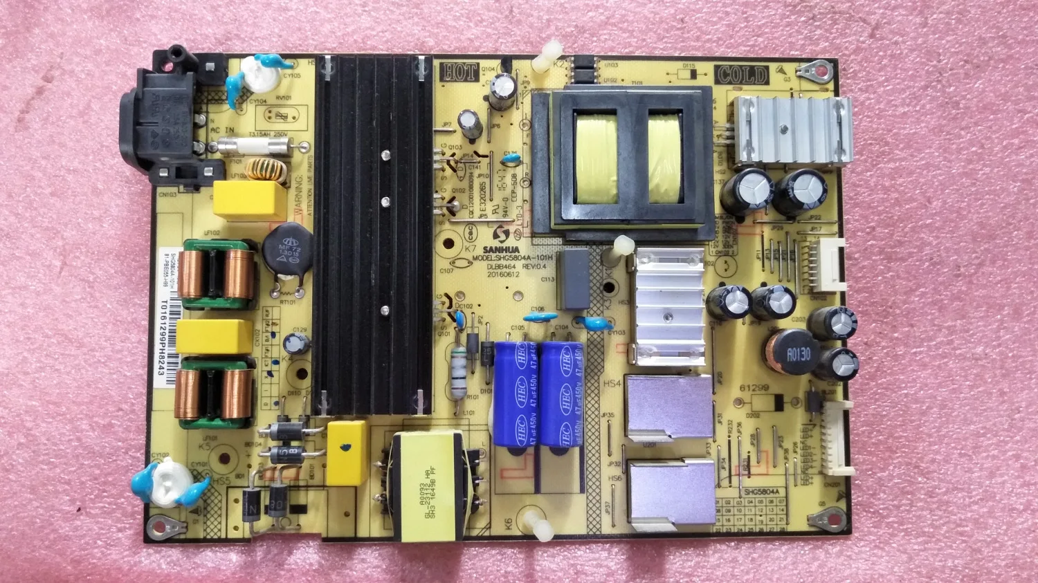 TV D55A710/L55F3800A L55E5800A/B55A658U Power Supply SHG5804A-101H