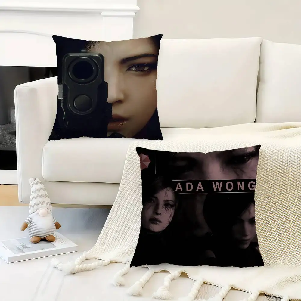 

Ada Wong R-Resident E-Evil 4 Stitch Lucky Dragon Pillow Cover Sofa Cushion Cover Home Room Decoration Children Gift