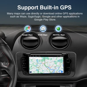 2 راديو سيارة الدين لمقعد إيبيزا 2009-2013 مشغل الوسائط المتعددة الصوتية Carplay Android Auto GPS بلوتوث WIFI FM RDS Autoradio 6 إطارات مبيعات رئيسية لراديو 2 din ibiza - No1