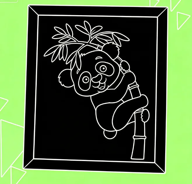 

Рамка панды, волшебный трюк, плюшевая игрушка-панда, появляющаяся из доски, сценическая вечеринка, иллюзия, фокусник, реквизит