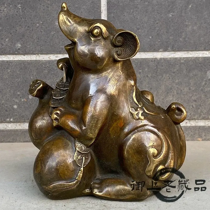 Yellow zodiac child mouse mouse, you have feng shui ornament.