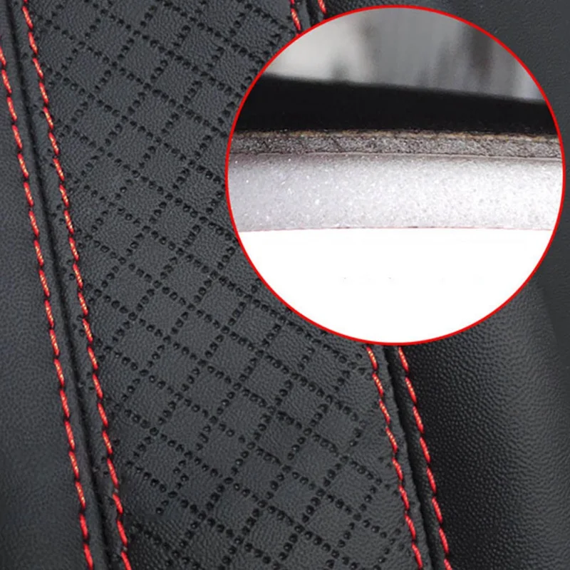 1Pcs Car Universal Soft Comfortable PU Leather Sponge Seat Belt Covers 23*6.5cm for Baby Child Shoulder Safety Protection Pads