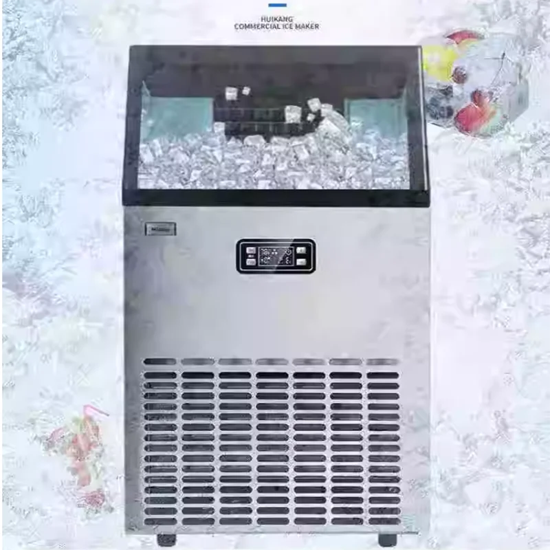 

Льдогенератор, машина для изготовления съедобного льда, 22 кг/24 часа, емкость для изготовления льда, магазин чая с молоком, бар, ресторан, 220 В