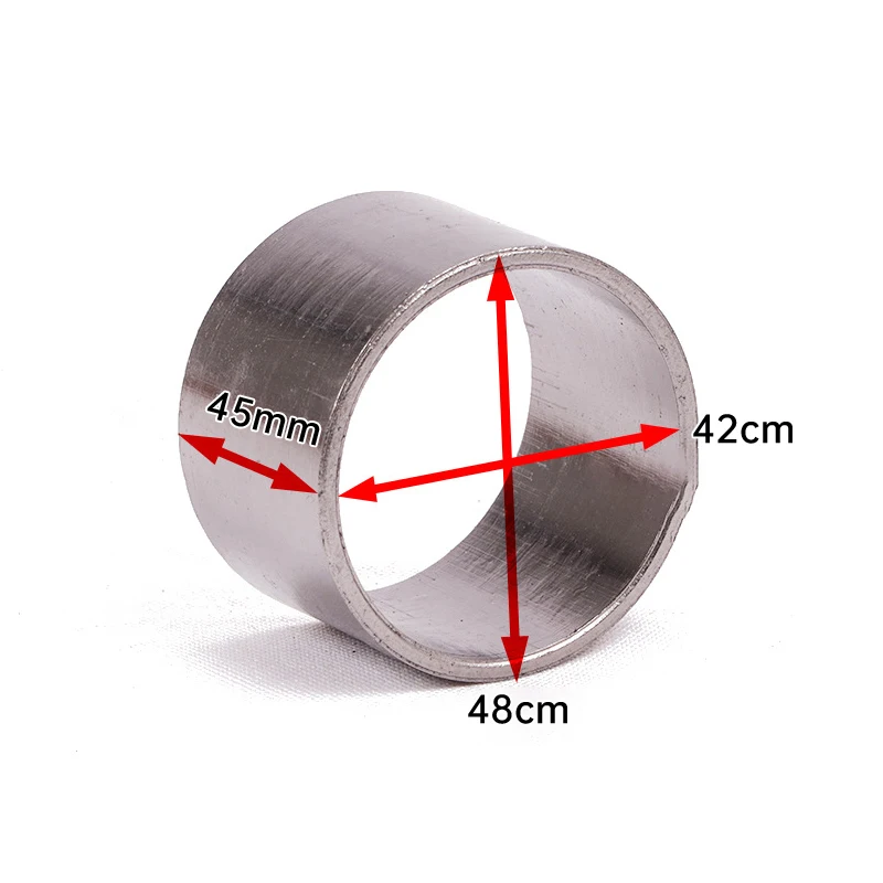 Motoforti 16 Größen Motorrad Auspuff Schall dämpfer Rohr dichtung Graphit Dichtung sring Schall dämpfer Stecker für Motocross 42mm id 48mm od