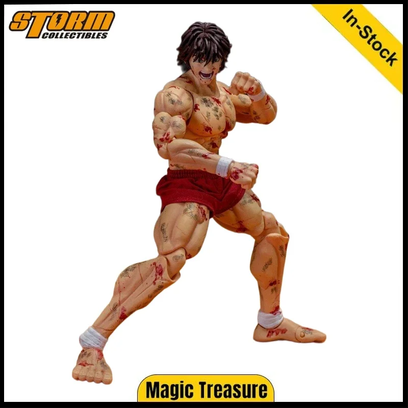 

【In Stock】Storm Collectibles Hanma Baki Super-movable Model Injured BAKI Boy 1/12 Model Toy Collect Limited Version of The Venue