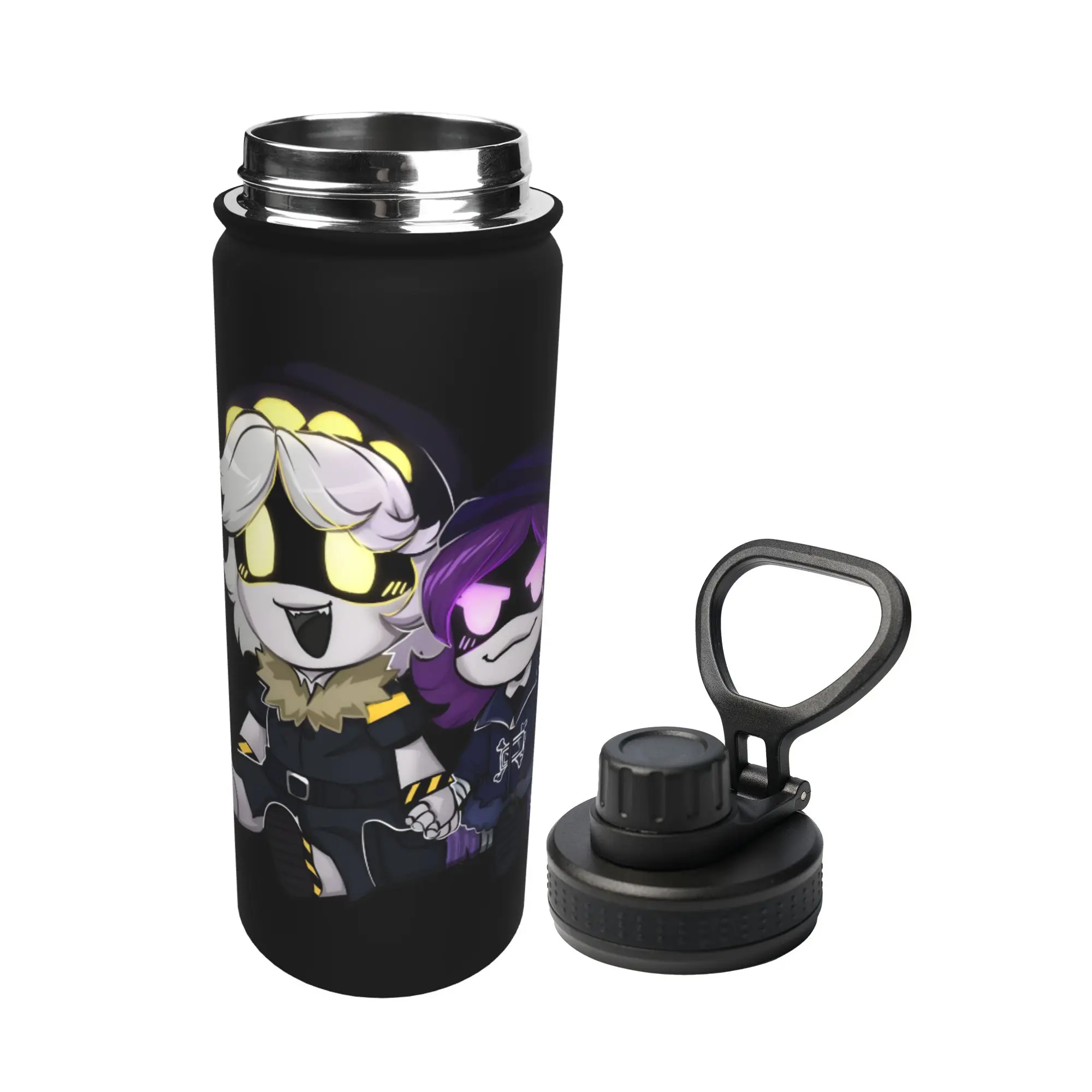 Uzi Doorman Murders Drones 18OZ Sports Insulated Kettle  Coffee Cups Stainless Steel Outdoor Mug Water Bottle