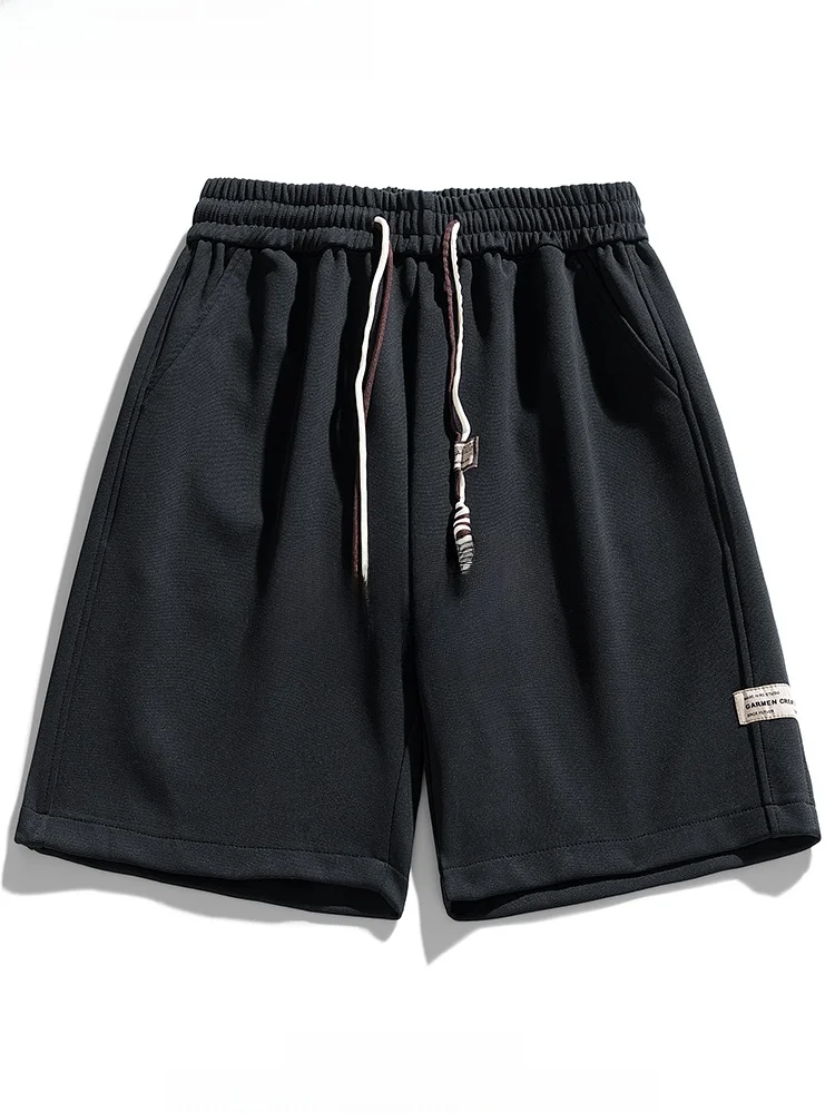 

Мужские летние быстросохнущие повседневные шорты свободного кроя, дышащие, больших размеров, спортивные, модные, легкие, прямого кроя.