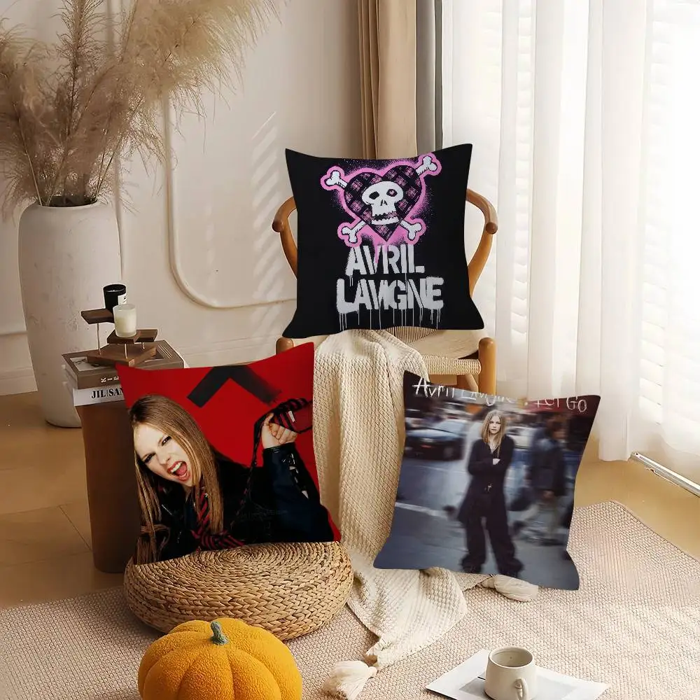 Singer Let Go by Avril Lavigne  Personalized Pillow Cover Kids Bedroom Wild Party Decor Pillowcase kid Birthday shower Gift