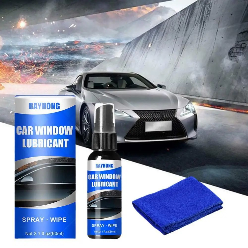 120ml Car Window Lubricant Auto Maintenance Car Door Softening Belt Window Sealing Rubber Lubricant Strip Noise Cancellatio Q0T9